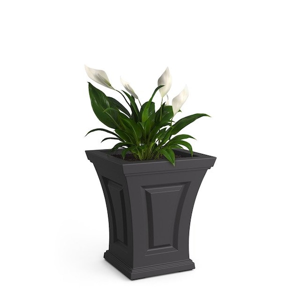 Cambridge 18 Tall Planter, Graphite Grey
